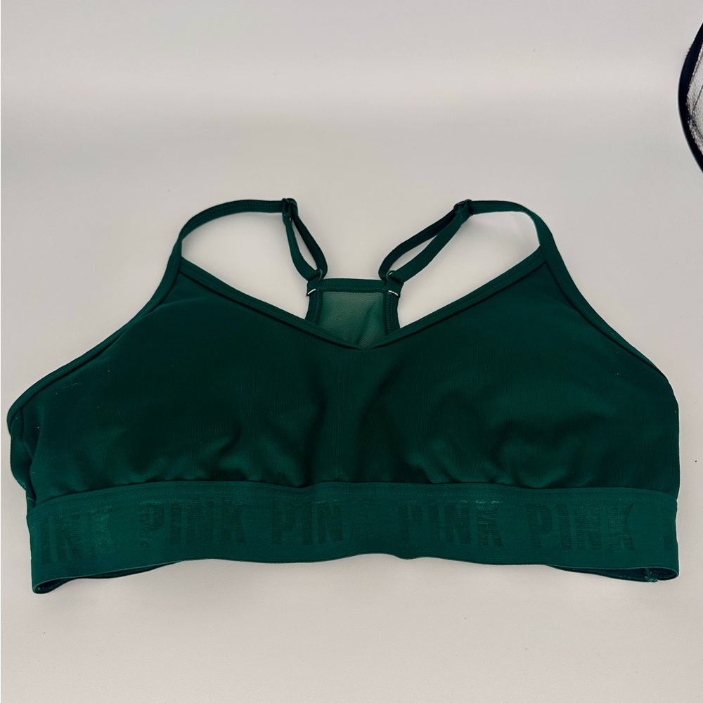 Victorias Secret Women's Dark Green Sports Bra size medium‎